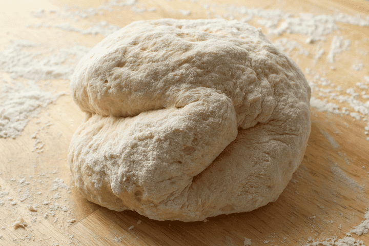 kneaded pizza dough