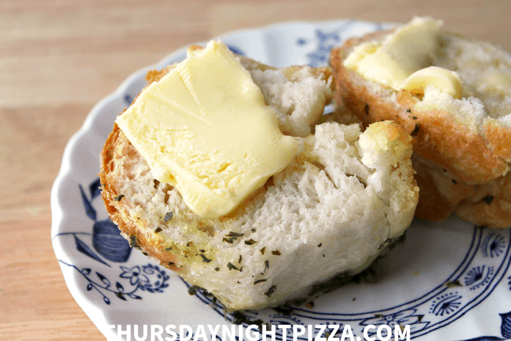 Pizza Dough Dinner Rolls
