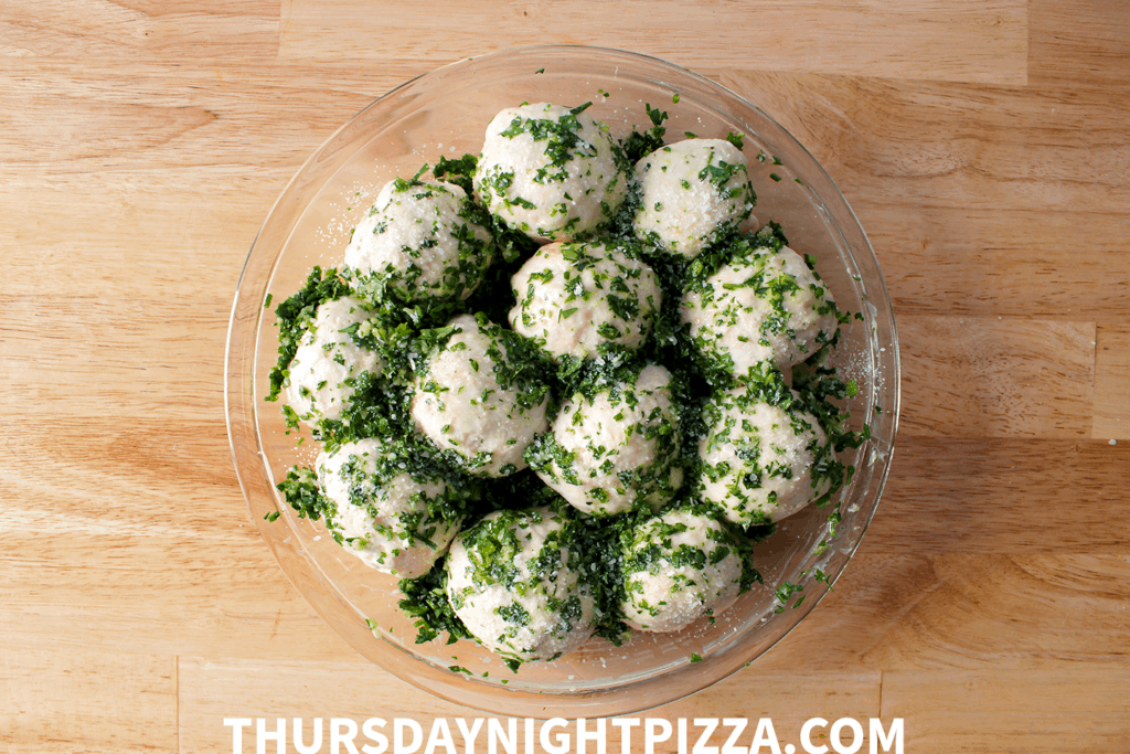 Pizza Dough Dinner Rolls