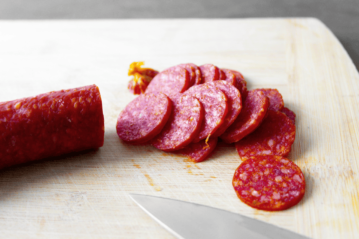 aged old-world pepperoni