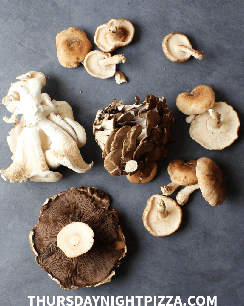 mixed fresh mushrooms