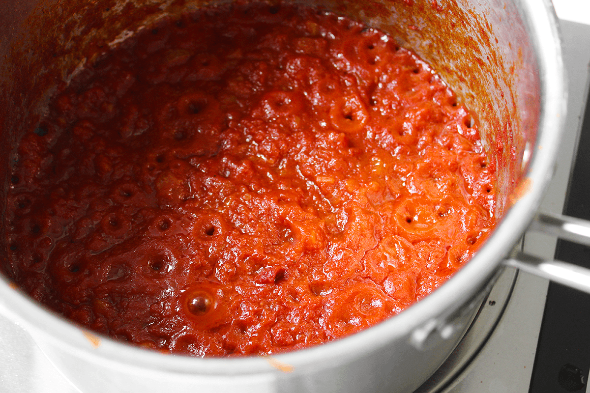new york style pizza sauce after