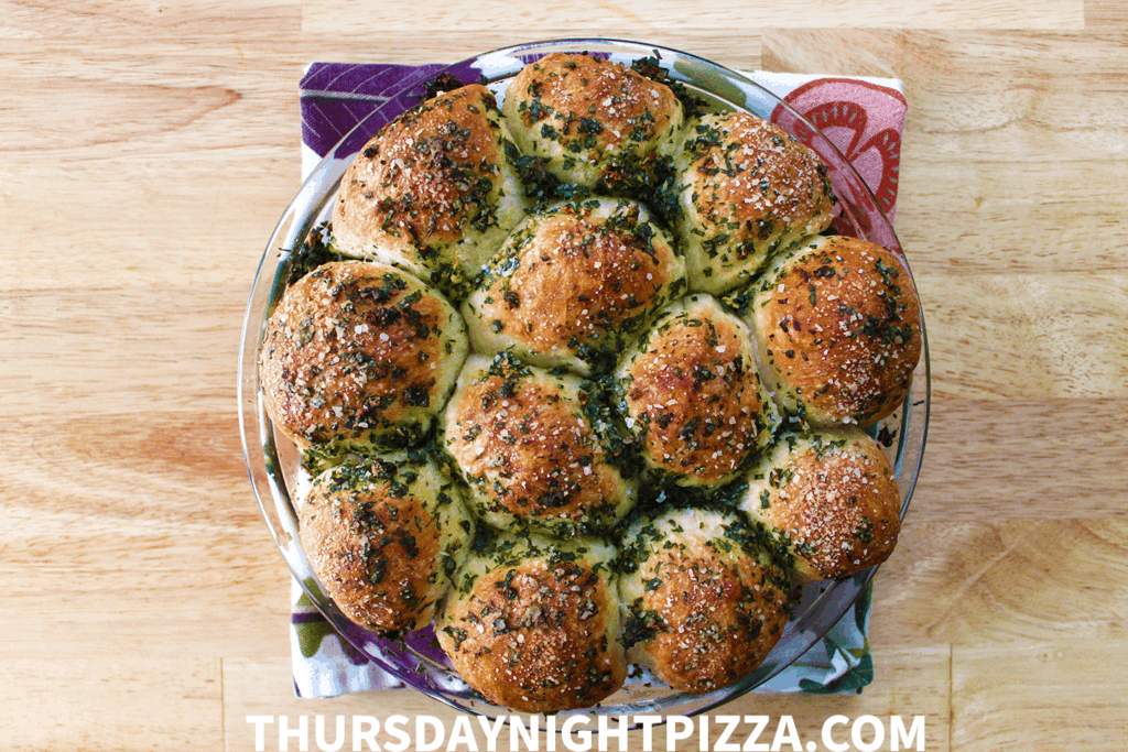 Pizza Dough Dinner Rolls