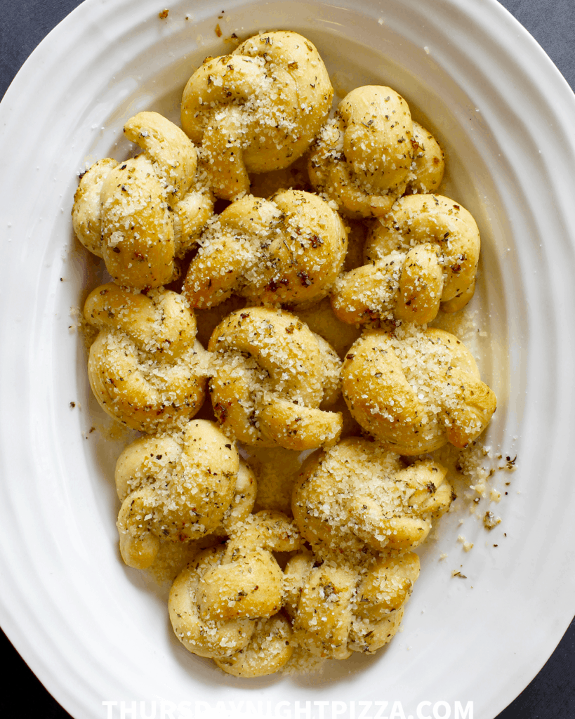 How to Make Garlic Knots with Pizza Dough